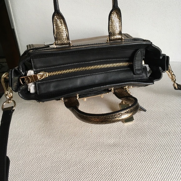 NWT COACH SWAGGER 20 IN METALLIC PEBBLE LEATHER 35990 - Picture 11 of 15